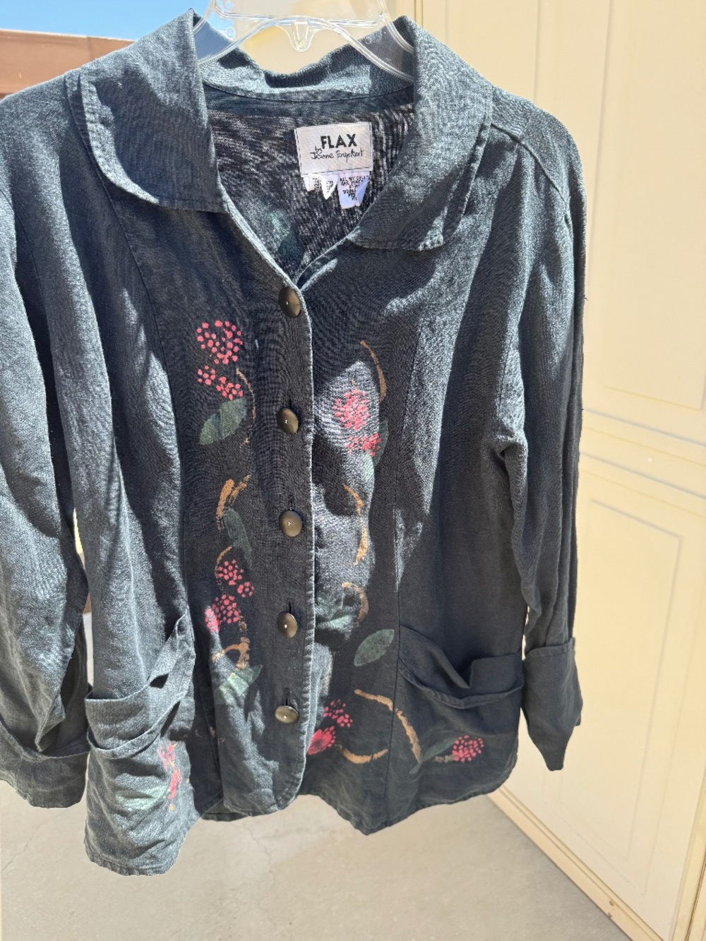 Flax 100% Linen long sleeves jacket Shirt